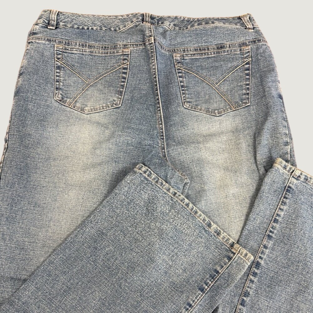 Duck Head Jeans Co Womens Size 16 Average Bootcut Stretch Denim Blue Jeans